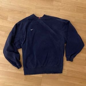 Nike Team Navy Blue Crewneck Sweatshirt